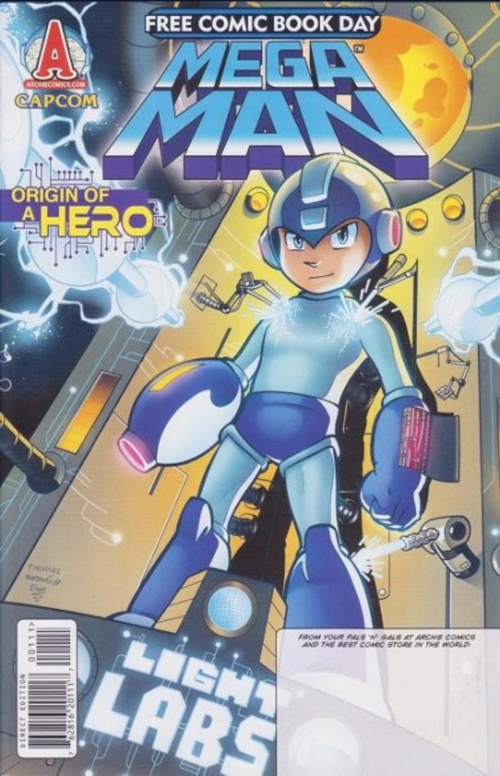 Mega Man: Origin Of A Hero #1 (2012) Comic Books Free Comic Book Day