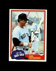 Carl Yastrzemski #110 Baseball Cards 1981 Topps Prices