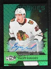 Philipp Kurashev [Autograph Green] #124 Hockey Cards 2020 Skybox Metal Universe Prices