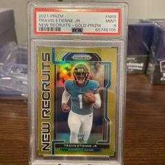 Travis Etienne Jr. [Gold Prizm] #NR-9 Football Cards 2021 Panini Prizm New Recruits Prices