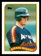 Craig Biggio #49 Baseball Cards 1989 Topps Prices