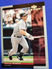 Craig Biggio #157 Baseball Cards 2001 Upper Deck MVP Prices