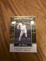 Jim Leyritz #YSL5302 Baseball Cards 2008 Upper Deck Yankee Stadium Legacy 1990's Prices