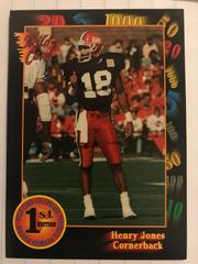 Henry Jones Football Cards 1991 Wild Card College Draft Picks Prices