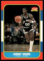 Johnny Moore #76 Basketball Cards 1986 Fleer Prices