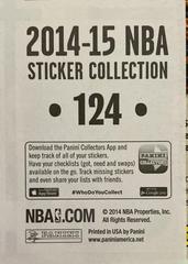 Back | Jabari Parker Basketball Cards 2014 Panini Stickers