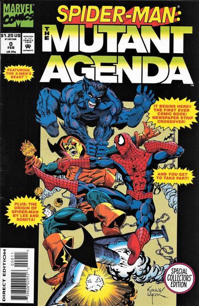 Spider-Man: The Mutant Agenda #0 (1992) Comic Books Spider-Man: The Mutant Agenda