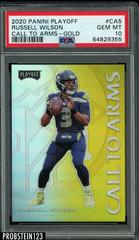 Russell Wilson [Gold] #CA5 Football Cards 2020 Panini Playoff Call to Arms Prices
