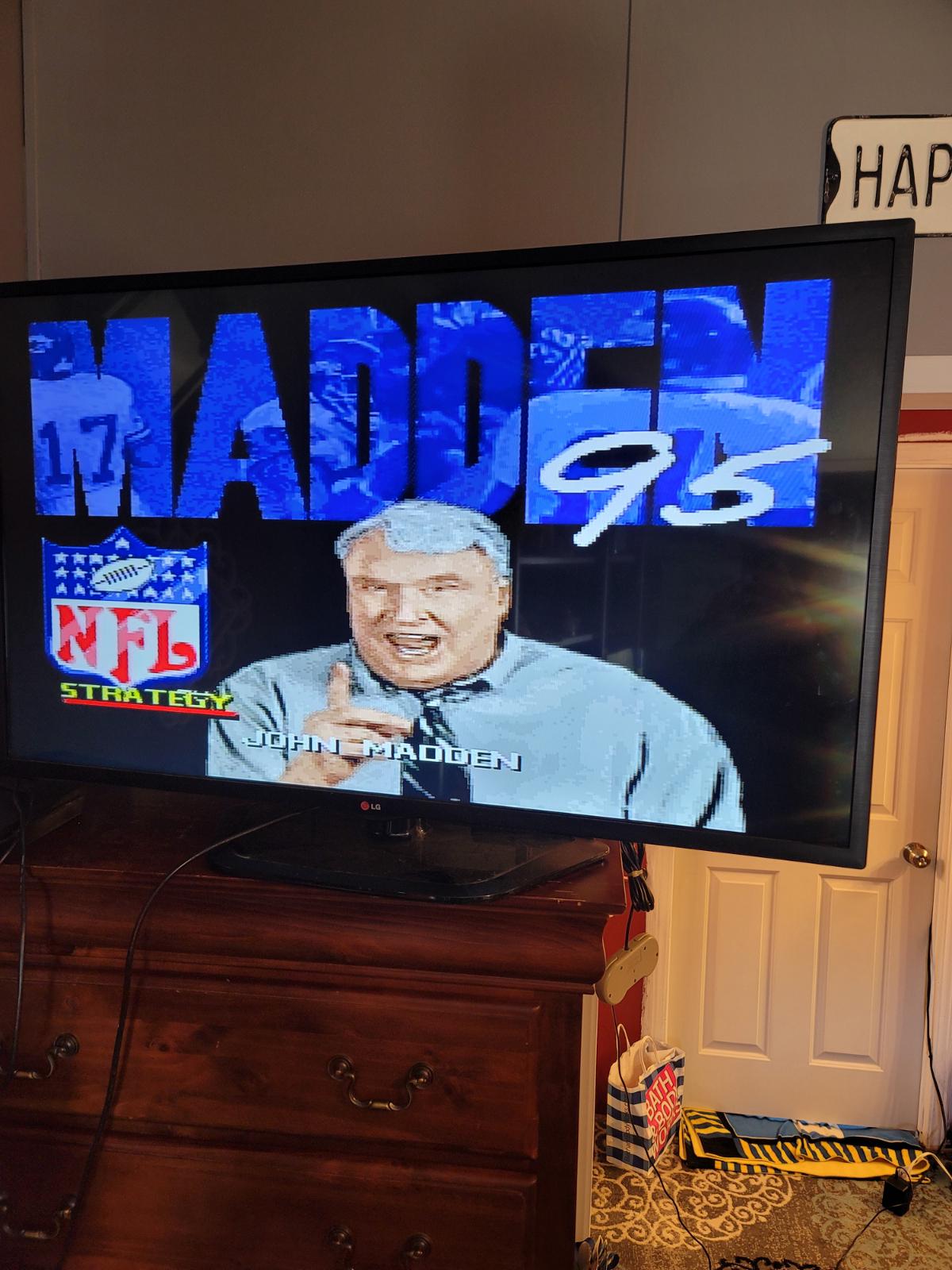 Madden 95 SNES Game – Vintage Toy Universe