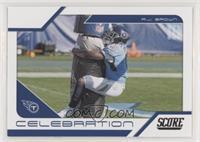 A.J. Brown #C19 Football Cards 2021 Panini Score Celebration Prices