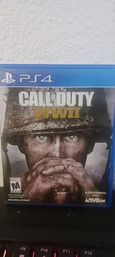 Call Of Duty Wwii Item Box And Manual Playstation