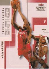Eddie Griffin Basketball Cards 2003 Fleer Genuine Insider Prices