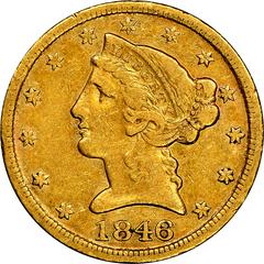 1846 D Coins Liberty Head Half Eagle Prices