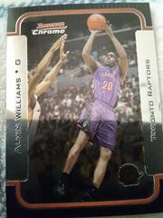 Alvin Williams [Chrome Refractor] #89 Basketball Cards 2003 Bowman Prices