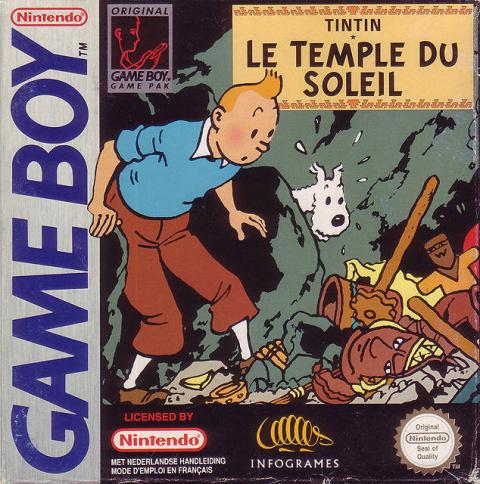 Tintin Le Temple du Soleil Cover Art