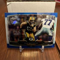 Clay Matthews [Blue Refractor] Football Cards 2014 Topps Chrome Prices