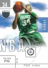 Paul Pierce Basketball Cards 2004 Skybox L.E. Sky's the Limit Prices