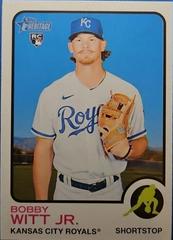 Bobby Witt Jr. [Team Name Color Swap] Baseball Cards 2022 Topps Heritage Prices