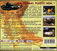 Back Cover | Army Men 3D Playstation