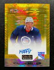 K'Andre Miller [Seismic Gold] Hockey Cards 2020 O Pee Chee Platinum Rookie Autographs Prices