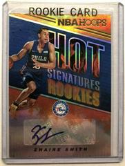 Zhaire Smith Basketball Cards 2018 Panini Hoops Hot Signatures Rookies Prices