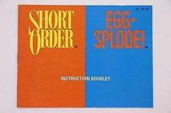 Short Order/Eggsplode - Manual | Short Order/Eggsplode NES