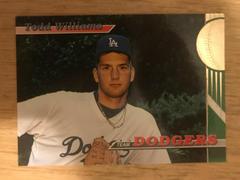 Todd Williams #30 Baseball Cards 1993 Stadium Club Dodgers Prices