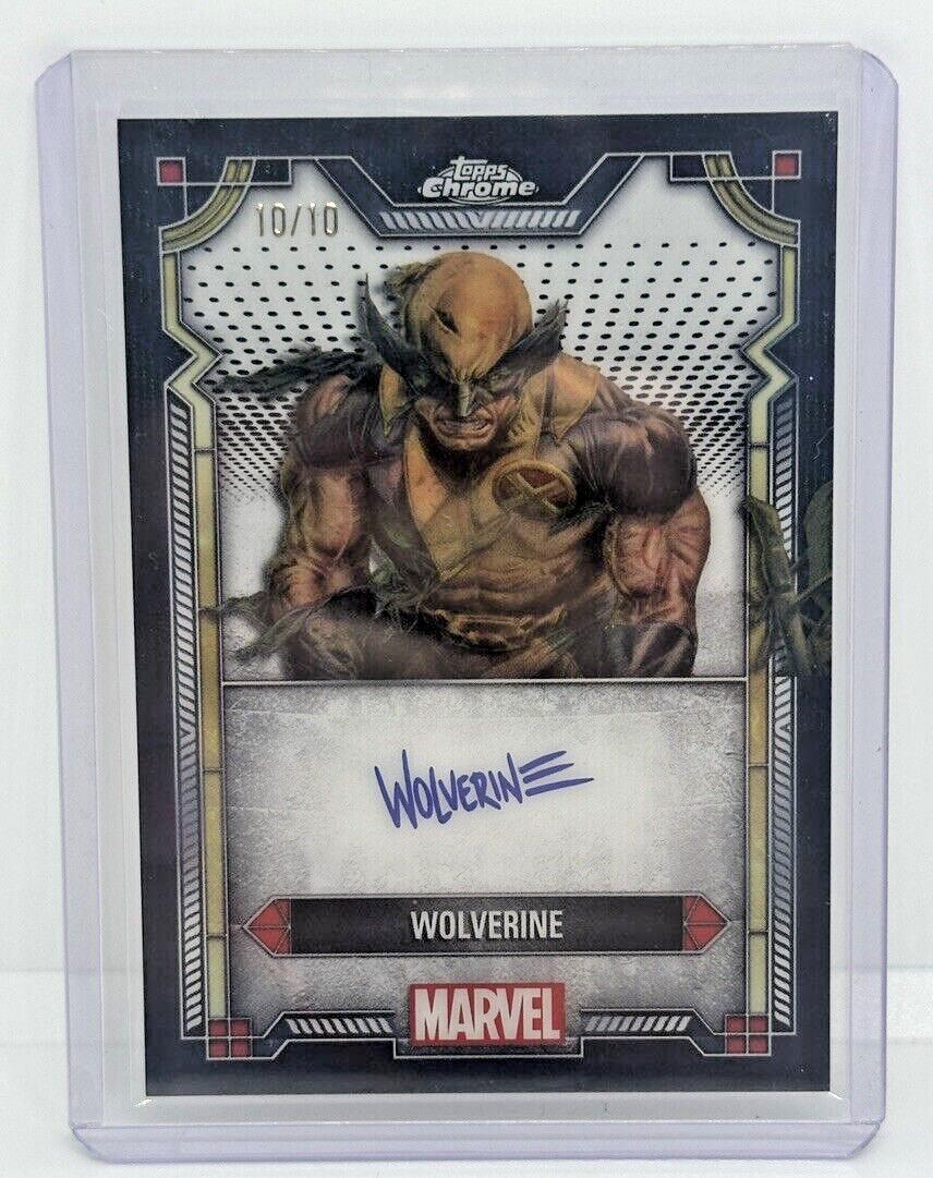 Wolverine [Black Wave] #MI-2 Marvel 2024 Topps Chrome Character Autograph