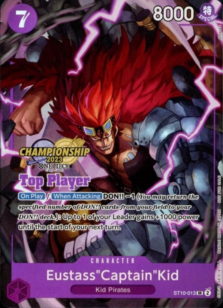 Eustass Captian Kid [Championship 2023 Top Player] ST10-013 One Piece Ultra Deck: The Three Captains