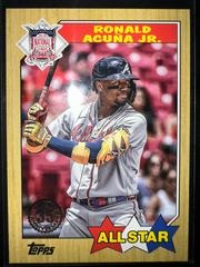 Ronald Acuna Jr. Baseball Cards 2022 Topps 1987 All Stars Prices