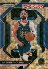 Stephen Curry [Gold Wave Millionaire] #PS8 Basketball Cards 2023 Panini Prizm Monopoly All-Star Prices