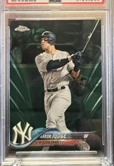 Aaron Judge [Batting Green Refractor] Baseball Cards 2018 Topps Chrome Prices