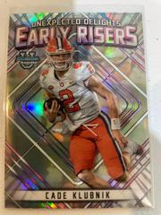 Cade Klubnik #ER-6 Football Cards 2023 Bowman Chrome University Unexpected Delights Early Risers Prices