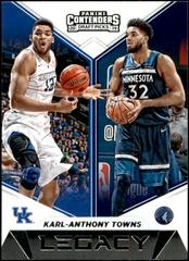 Karl-Anthony Towns #10 Basketball Cards 2019 Panini Contenders Draft Picks Legacy Prices