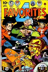 Four Favorites #24 (1946) Comic Books Four Favorites Prices