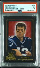 Tom Brady [Gold] Football Cards 2003 Panini Donruss Gridiron Kings Prices