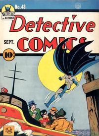 Detective Comics #43 (1940) Comic Books Detective Comics