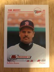 Tim Meeks #34 Baseball Cards 1991 Impel Line Drive Prices
