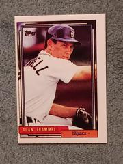 Alan Trammell #120 Baseball Cards 1992 Topps Micro Prices