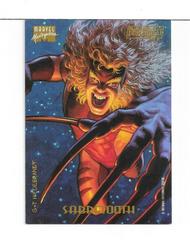 Sabertooth #PB8 Marvel 1994 Masterpieces Powerblast Prices
