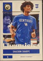 Shaedon Sharpe [Gold] Basketball Cards 2022 Panini Chronicles Draft Picks Prices
