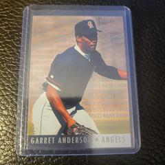 Garret Anderson Baseball Cards 1995 Fleer Major League Prospects Prices