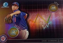 Dane Dunning #DD-DD Baseball Cards 2016 Bowman Draft Dividends Prices
