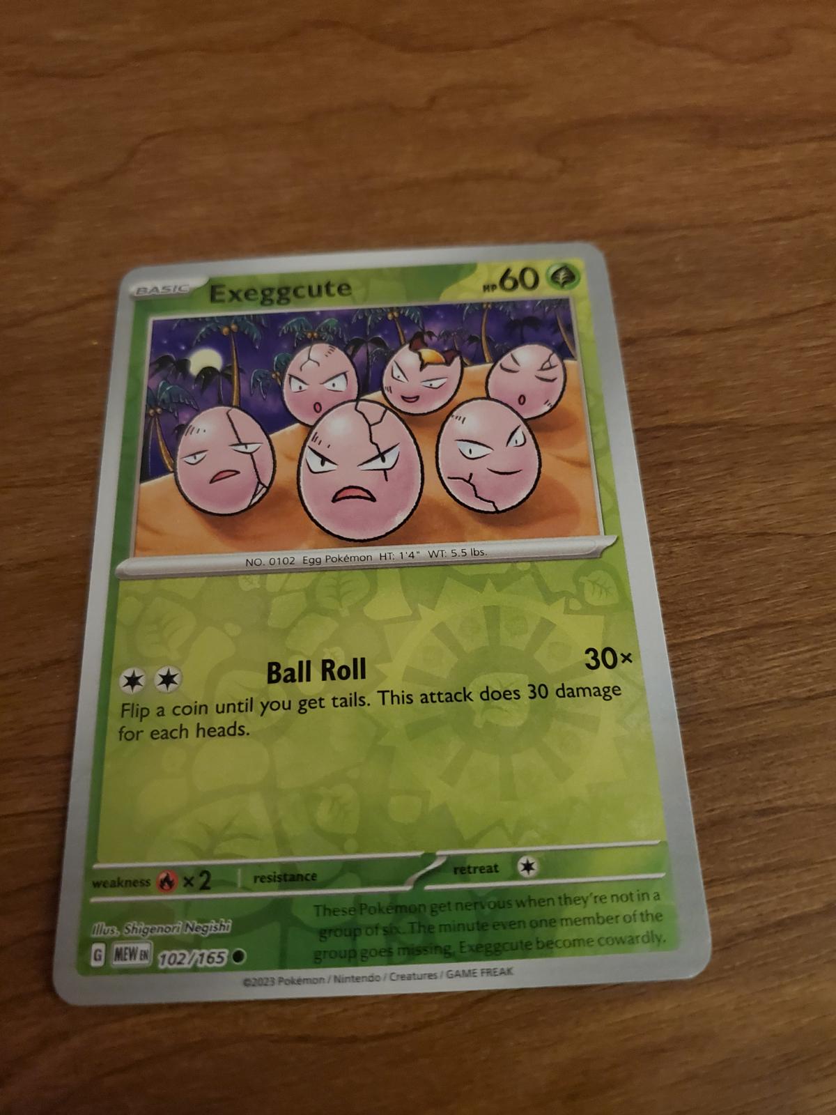 Exeggcute [Reverse Holo] Ungraded Pokemon Scarlet & Violet 151