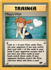 Misty's Wish #108 Pokemon Gym Challenge Prices