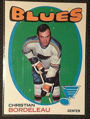 Christian Bordeleau #51 Hockey Cards 1971 Topps Prices