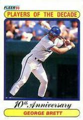 George Brett [10 . 300 Hitting] #621 Baseball Cards 1990 Fleer Prices