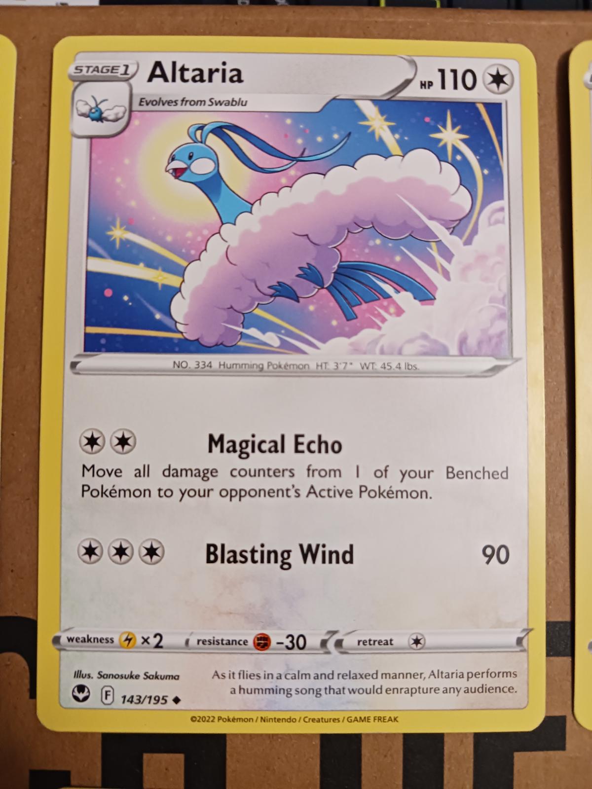 Altaria | Ungraded | Pokemon Silver Tempest