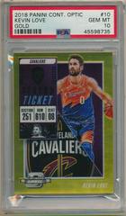 Kevin Love Gold #10 Basketball Cards 2018 Panini Contenders Optic Prices