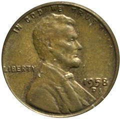 1958 [DOUBLE DIE] Coins Lincoln Wheat Penny Prices